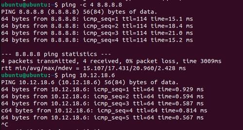 Linux Ping