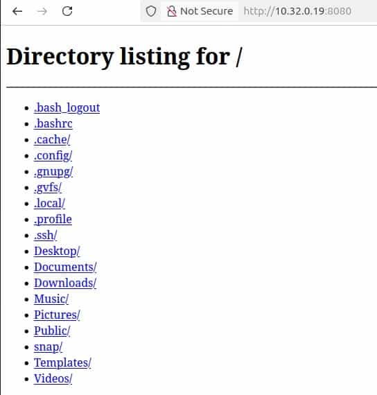 Directory Listing