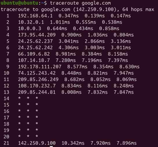 Traceroute